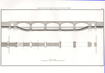 Projet du pont de Maisons de Cordier
