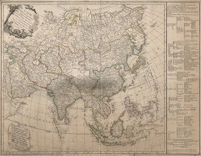 L'Asie divisée en ses principaux Empires et Royaumes