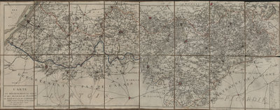 Carte du département du Nord ou les Provinces de Flandre du Hainaut et du Cambresis