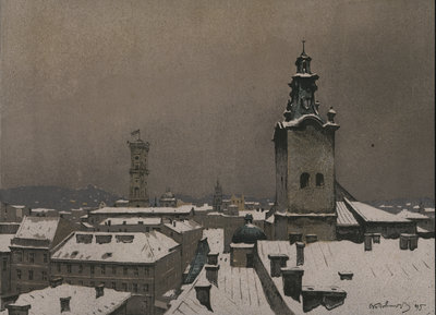 Vue générale de Lviv (Lwow)
